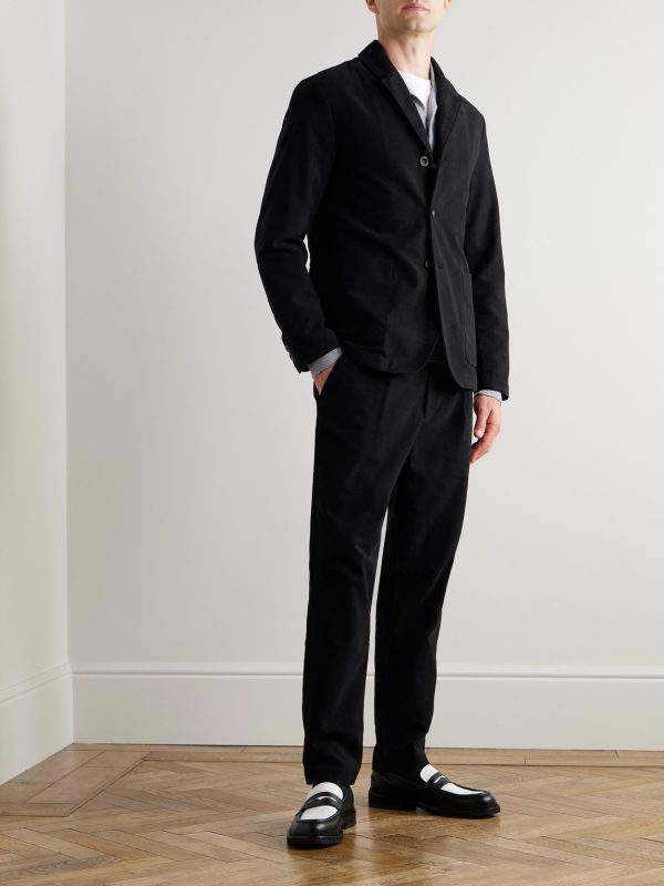 Organic Cotton-Blend Moleskin Suit Jacket - OU Organic Cotton-Blend Moleskin Suit Jacket - OU