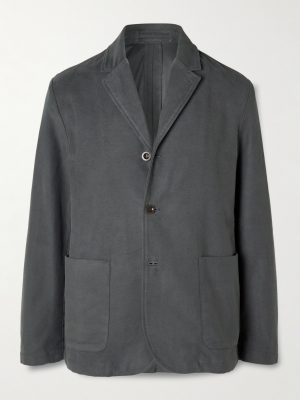Organic Cotton-Blend Moleskin Suit Jacket Organic Cotton-Blend Moleskin Suit Jacket