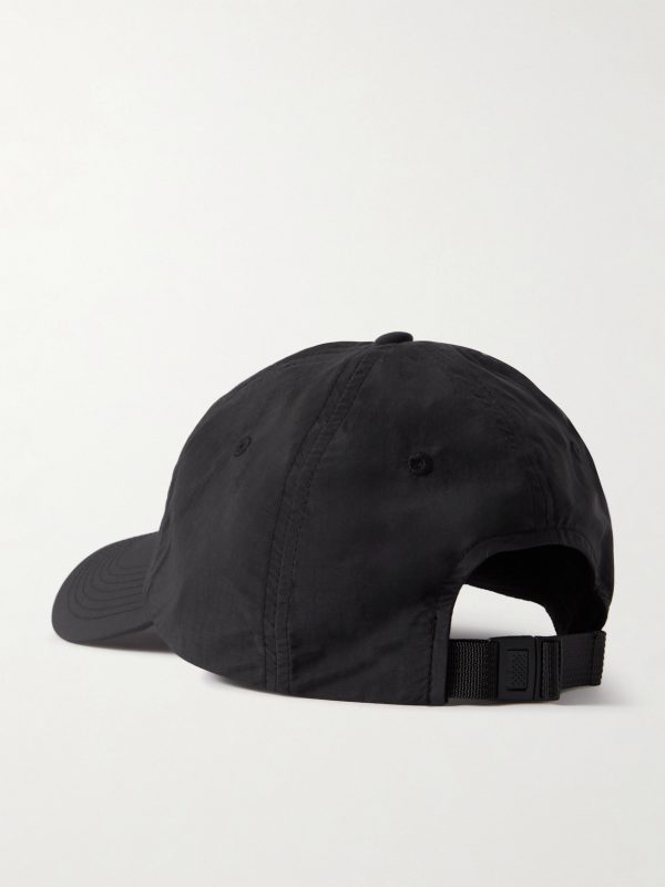Logo-Appliquéd Shell Baseball Cap - BK