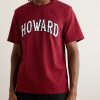 Howard Appliquéd Printed Organic Cotton-Jersey T-Shirt - FR