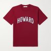 Howard Appliquéd Printed Organic Cotton-Jersey T-Shirt