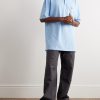 Logo-Embroidered Organic Cotton-Piqué Polo Shirt - OU Logo-Embroidered Organic Cotton-Piqué Polo Shirt - OU