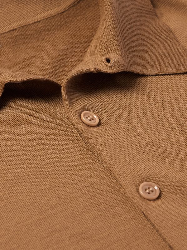 Slim-Fit Merino Wool Polo Shirt - CU Slim-Fit Merino Wool Polo Shirt - CU