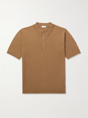 Slim-Fit Merino Wool Polo Shirt Slim-Fit Merino Wool Polo Shirt