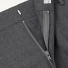 Straight-Leg Cropped Wool Trousers - E1 Straight-Leg Cropped Wool Trousers - E1