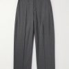 Straight-Leg Cropped Wool Trousers Straight-Leg Cropped Wool Trousers