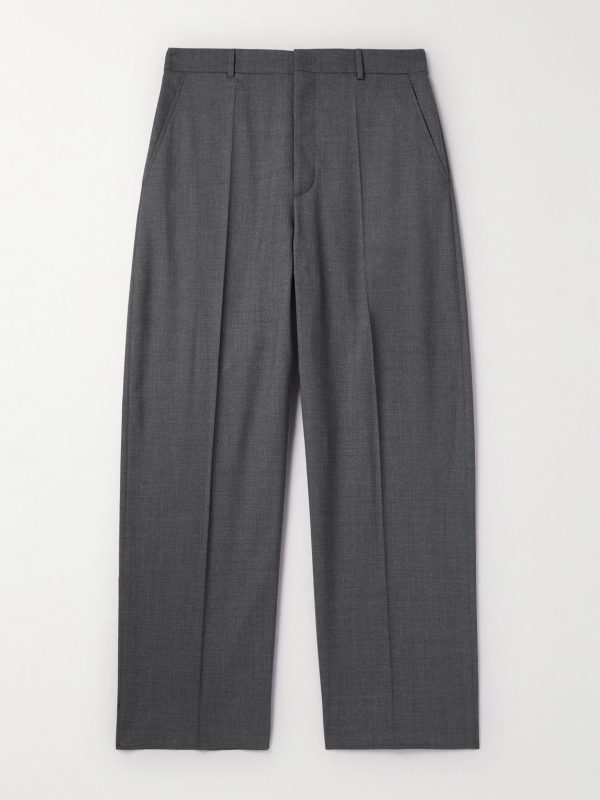 Straight-Leg Cropped Wool Trousers Straight-Leg Cropped Wool Trousers