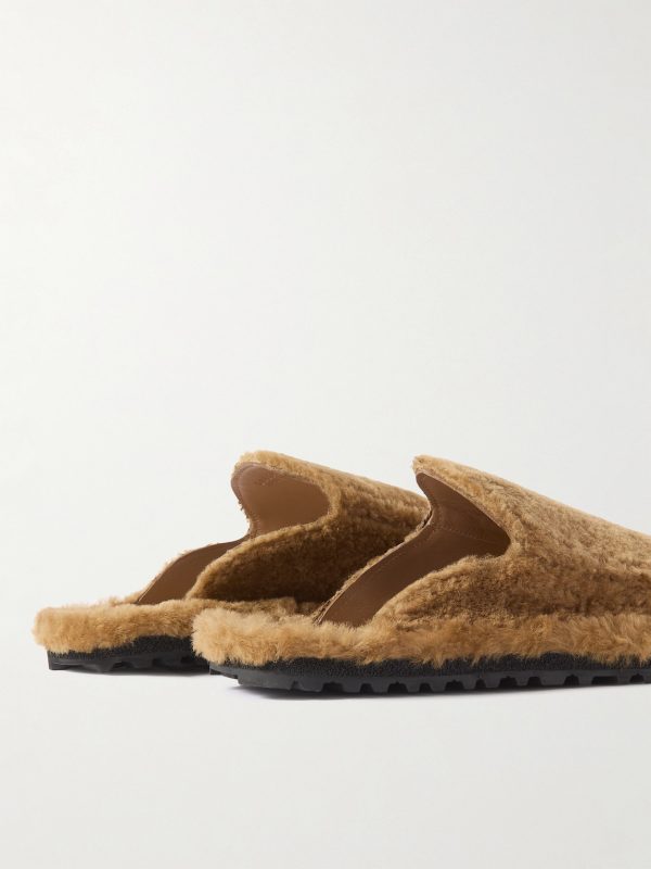 Shearling Mules - BK