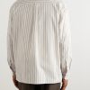 Striped Cotton-Poplin Shirt - BK Striped Cotton-Poplin Shirt - BK