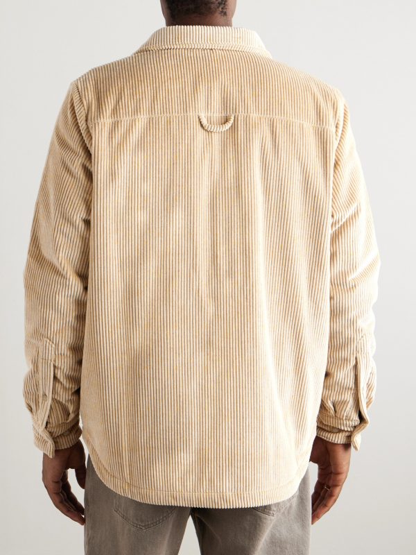 Marani Padded Cotton-Corduroy Overshirt - BK Marani Padded Cotton-Corduroy Overshirt - BK