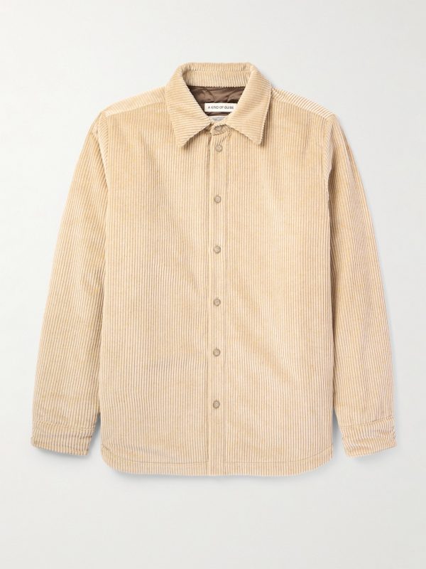 Marani Padded Cotton-Corduroy Overshirt Marani Padded Cotton-Corduroy Overshirt