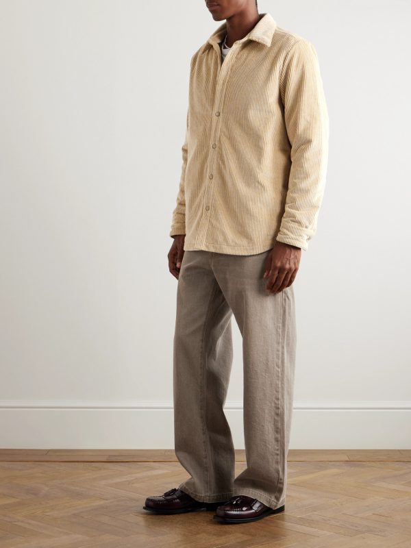 Marani Padded Cotton-Corduroy Overshirt - OU Marani Padded Cotton-Corduroy Overshirt - OU