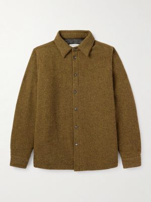 Marani Padded Virgin Wool-Felt Overshirt Marani Padded Virgin Wool-Felt Overshirt