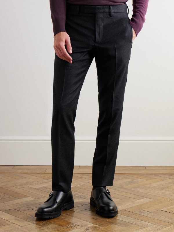 Philip Slim-Fit Straight-Leg Wool-Flannel Suit Trousers - FR Philip Slim-Fit Straight-Leg Wool-Flannel Suit Trousers - FR