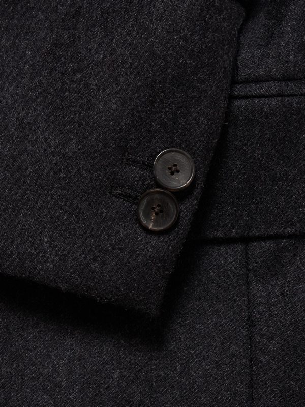 Slim-Fit Wool-Flannel Suit Jacket - CU Slim-Fit Wool-Flannel Suit Jacket - CU