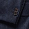 Regular-Fit Pinstriped Wool-Flannel Suit Jacket - CU Regular-Fit Pinstriped Wool-Flannel Suit Jacket - CU