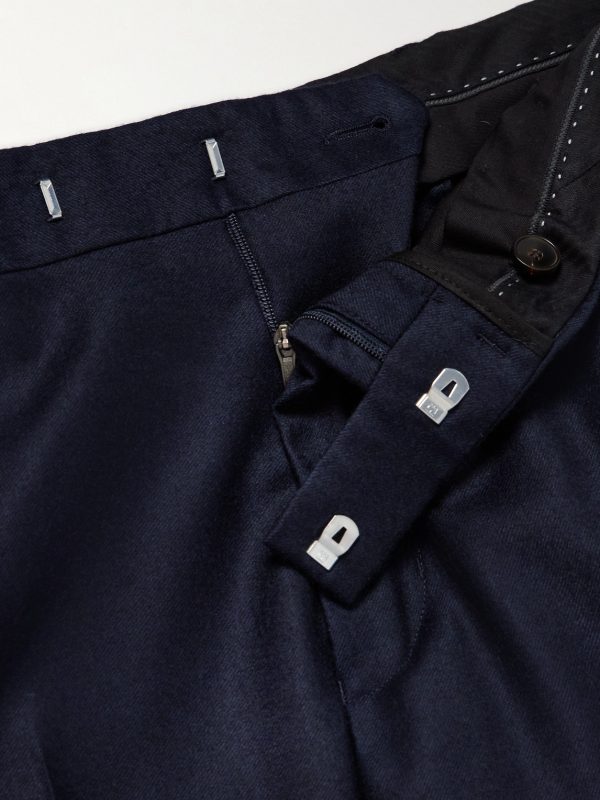 Philip Slim-Fit Straight-Leg Wool-Flannel Suit Trousers - E1 Philip Slim-Fit Straight-Leg Wool-Flannel Suit Trousers - E1