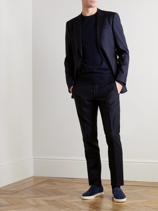 Philip Slim-Fit Straight-Leg Wool-Flannel Suit Trousers - OU Philip Slim-Fit Straight-Leg Wool-Flannel Suit Trousers - OU