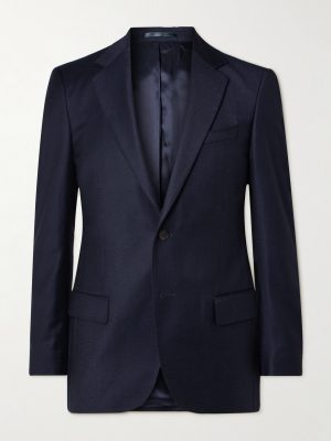 Slim-Fit Wool-Flannel Suit Jacket