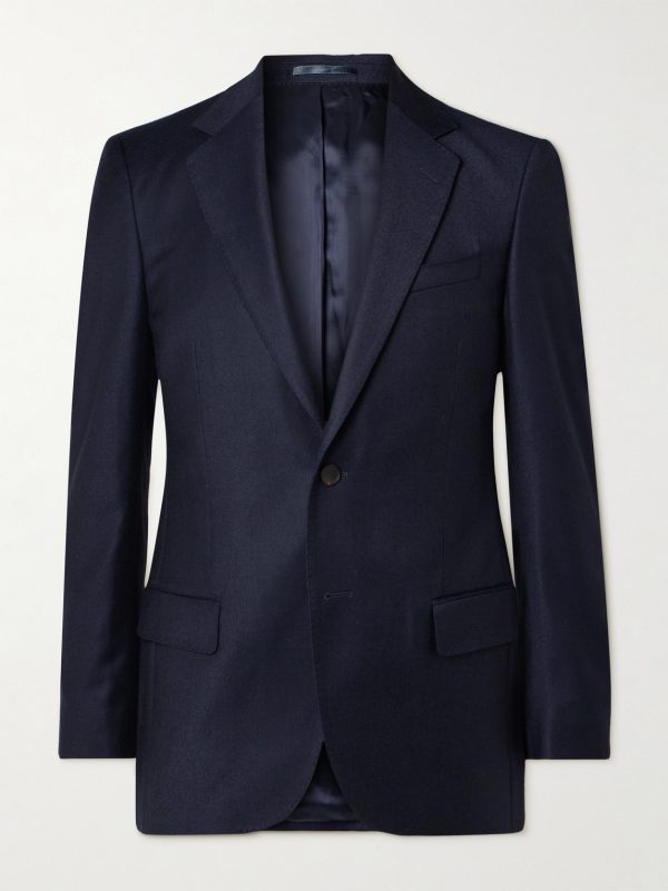 Slim-Fit Wool-Flannel Suit Jacket Slim-Fit Wool-Flannel Suit Jacket