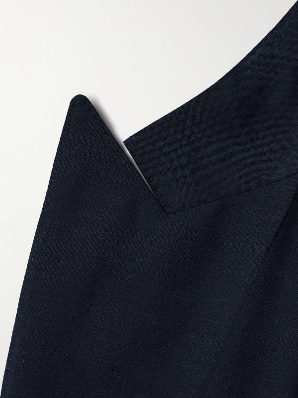 Slim-Fit Wool, Linen and Silk-Blend Suit Jacket - E1 Slim-Fit Wool, Linen and Silk-Blend Suit Jacket - E1