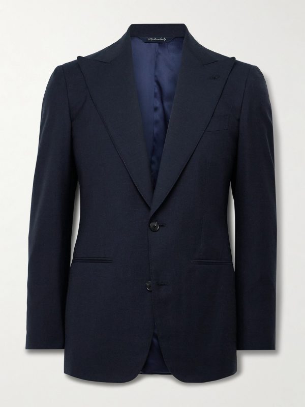 Slim-Fit Wool, Linen and Silk-Blend Suit Jacket Slim-Fit Wool, Linen and Silk-Blend Suit Jacket
