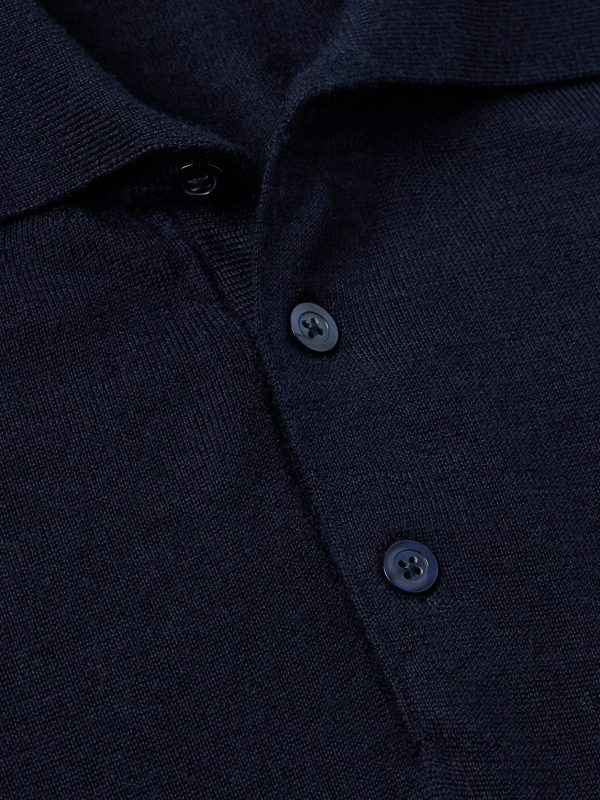 Elo Slim-Fit Cashmere and Silk-Blend Polo Shirt - CU
