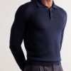 Elo Slim-Fit Cashmere and Silk-Blend Polo Shirt - FR