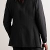 Slim-Fit Wool, Mohair and Linen-Blend Suit Jacket - BK Slim-Fit Wool, Mohair and Linen-Blend Suit Jacket - BK