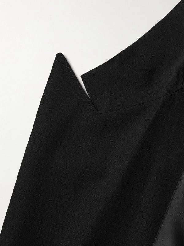 Slim-Fit Wool, Mohair and Linen-Blend Suit Jacket - E1 Slim-Fit Wool, Mohair and Linen-Blend Suit Jacket - E1