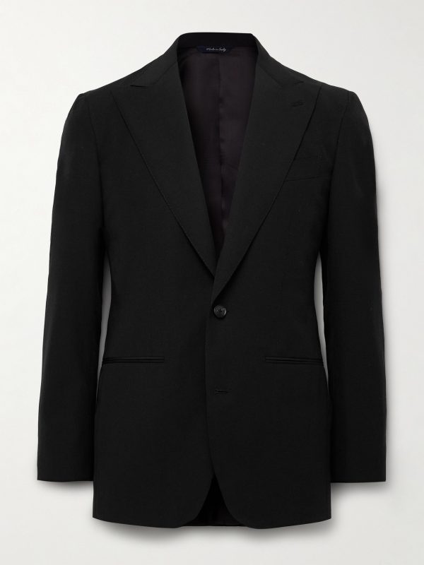 Slim-Fit Wool, Mohair and Linen-Blend Suit Jacket Slim-Fit Wool, Mohair and Linen-Blend Suit Jacket