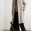 Belted Herringbone Wool Coat - OU Belted Herringbone Wool Coat - OU
