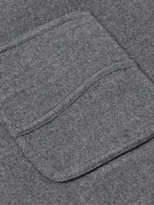 Wave Brushed Double-Faced Merino Wool Overshirt - CU Wave Brushed Double-Faced Merino Wool Overshirt - CU
