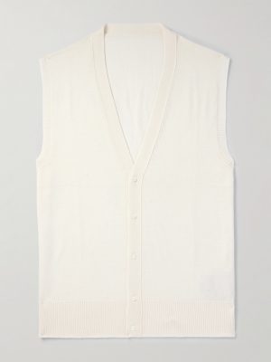 Wool and Silk-Blend Sweater Vest