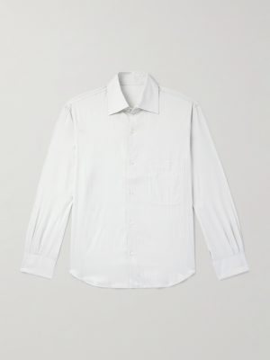 Striped Cotton-Twill Shirt Striped Cotton-Twill Shirt