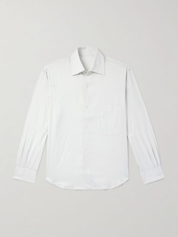 Striped Cotton-Twill Shirt