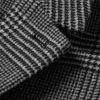 Checked Virgin Wool-Blend Coat - E1