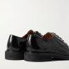 Jacques Glossed-Leather Derby Shoes - BK Jacques Glossed-Leather Derby Shoes - BK
