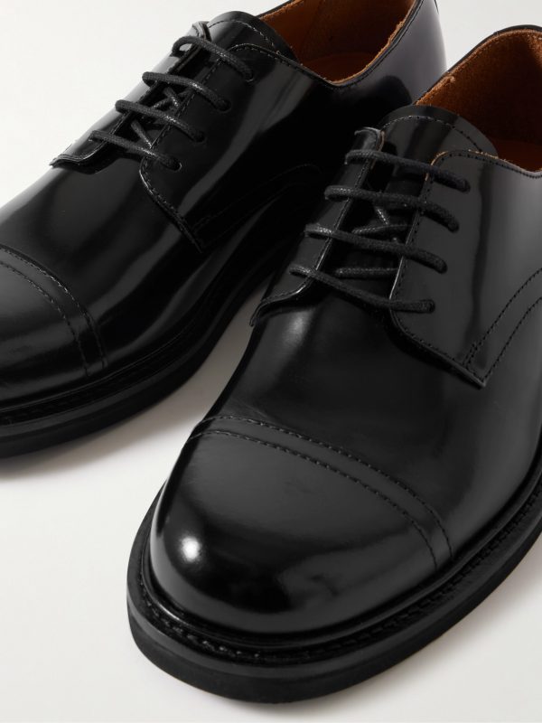 Jacques Glossed-Leather Derby Shoes - CU Jacques Glossed-Leather Derby Shoes - CU