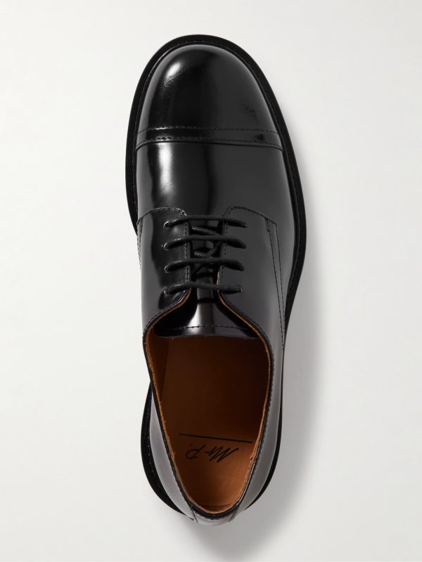 Jacques Glossed-Leather Derby Shoes - E2 Jacques Glossed-Leather Derby Shoes - E2
