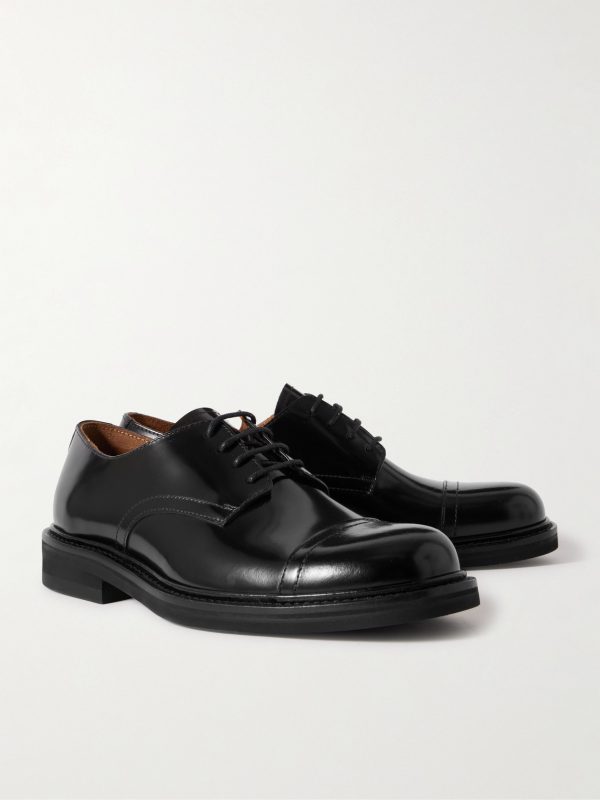 Jacques Glossed-Leather Derby Shoes - FR Jacques Glossed-Leather Derby Shoes - FR