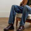 Jacques Suede-Trimmed Glossed-Leather Boots - OU Jacques Suede-Trimmed Glossed-Leather Boots - OU