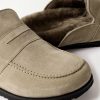 David Shearling-Lined Suede Slippers - CU David Shearling-Lined Suede Slippers - CU