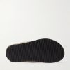 David Shearling-Lined Suede Slippers - E1 David Shearling-Lined Suede Slippers - E1