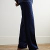 David Shearling-Lined Suede Slippers - OU David Shearling-Lined Suede Slippers - OU
