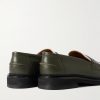 Jacques Two-Tone Leather Penny Loafers - BK Jacques Two-Tone Leather Penny Loafers - BK