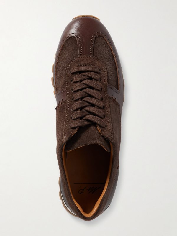 Carlos Suede and Leather Sneakers - E2 Carlos Suede and Leather Sneakers - E2