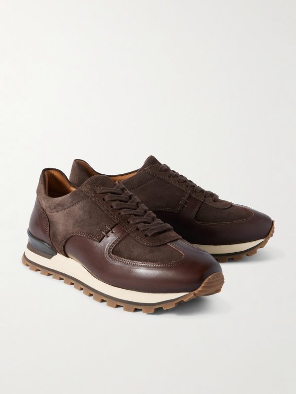 Carlos Suede and Leather Sneakers - FR Carlos Suede and Leather Sneakers - FR