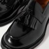 Jacques Fringed Tasselled Glossed-Leather Loafers - CU Jacques Fringed Tasselled Glossed-Leather Loafers - CU