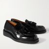 Jacques Fringed Tasselled Glossed-Leather Loafers - FR Jacques Fringed Tasselled Glossed-Leather Loafers - FR